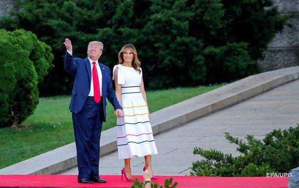 Мелания Трамп пришла на парад без нижнего белья