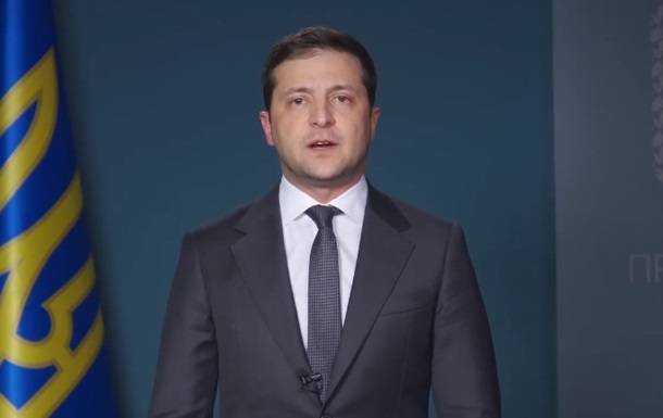 Владимир Зеленский поздравил украинцев с Днем соборности