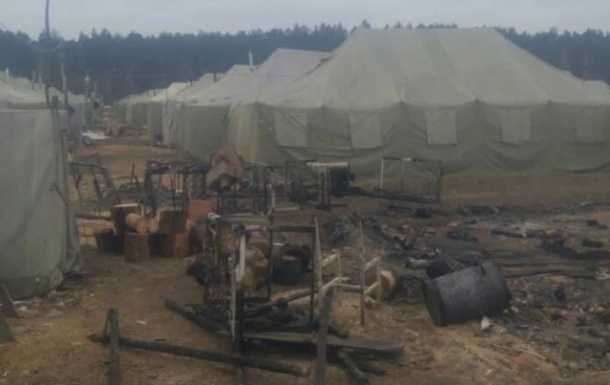 Под Черниговом произошел пожар на полигоне