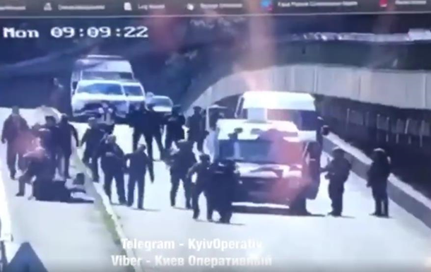 Момент задержания киевского минера попал на видео