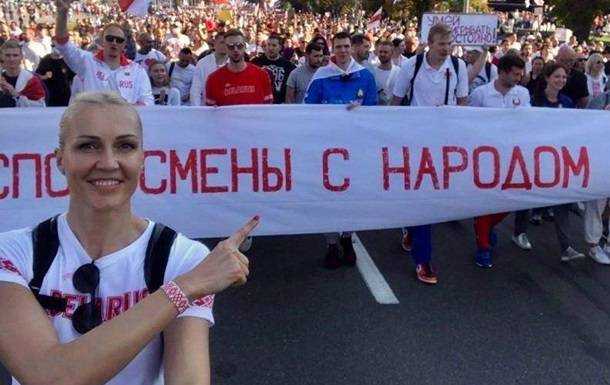 В Беларуси баскетболистку сборной арестовали за акции протеста