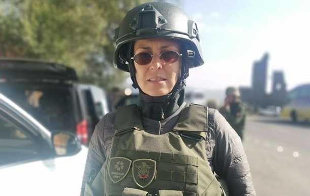 Певица Чичерина попала под обстрел в Нагорном Карабахе