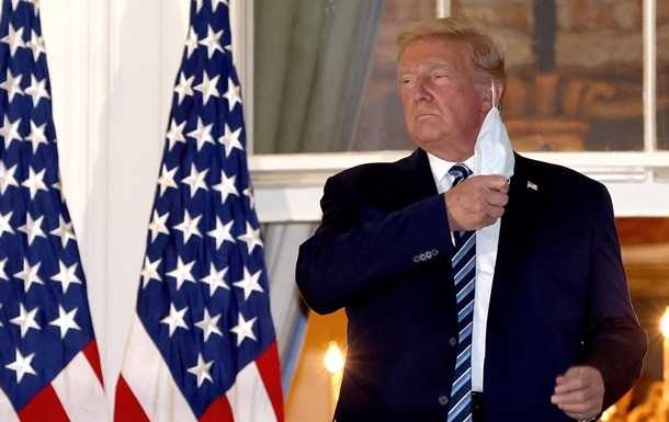 Трамп рассказал о своих симптомах коронавируса