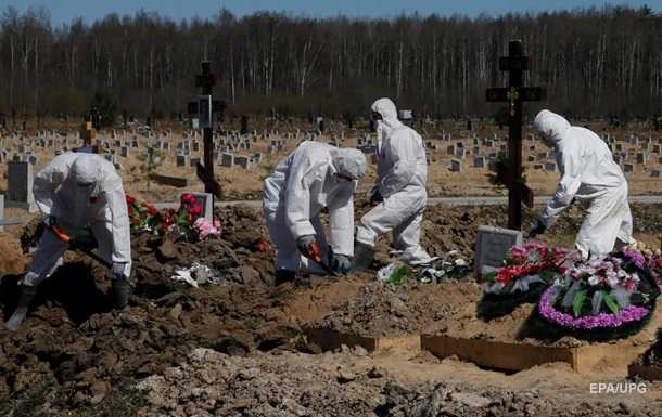 В России антирекорд по числу умерших от коронавируса