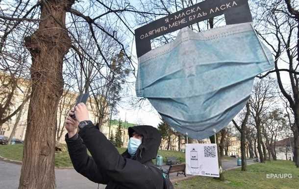 Украина на 17 месте в мире по приросту COVID