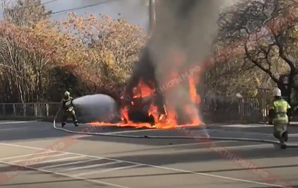 В Крыму водитель поджег себя в авто из-за ссоры с женой