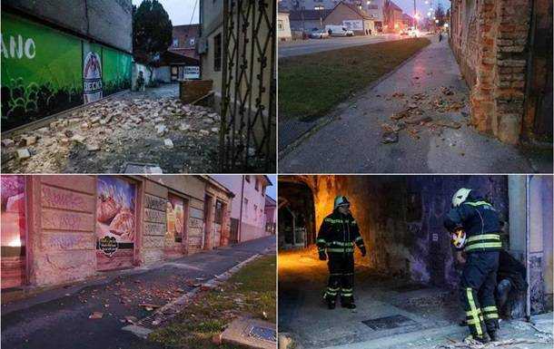 В Хорватии произошло сильное землетрясение