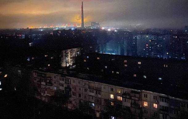 В Энергодаре авария на ТЭС, город обесточен