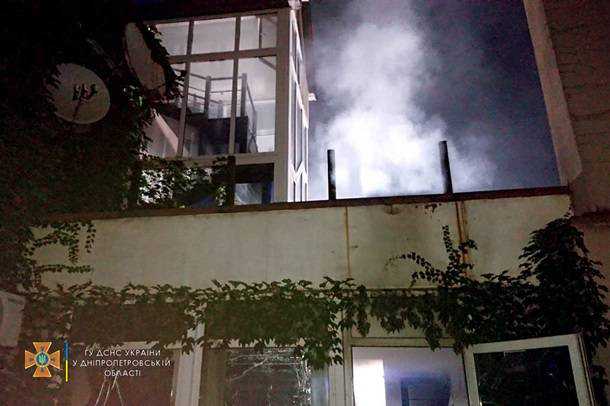 У Кривому Розі горів будинок для літніх людей