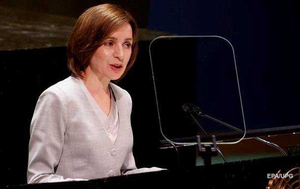 Санду в ООН закликала вивести війська РФ з Придністров'я