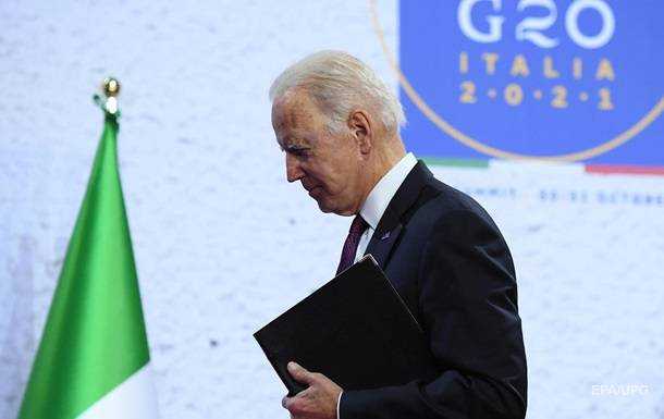 Байден розчарований G20 через Росію та Китай