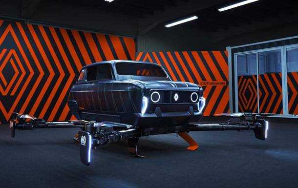 Renault показали автомобіль-квадрокоптер
