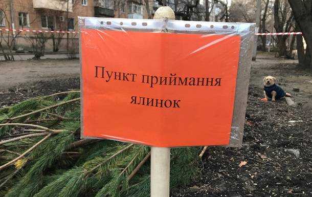 В Одесі використані ялинки мінятимуть на солодощі