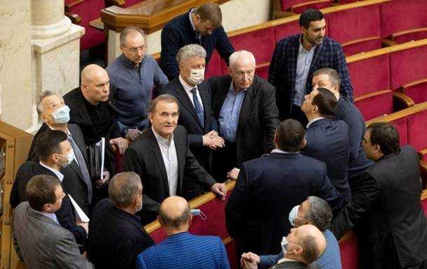 П'ять нардепів залишили фракцію ОПЗЖ у Верховній Раді