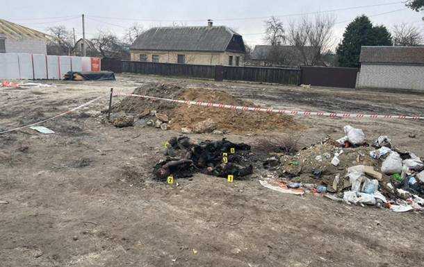 У Бучі військові РФ намагалися спалити тіла шести убитих мирних жителів