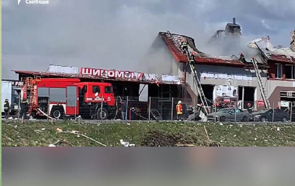 Момент ракетного удару по Львову та його наслідки показали на відео