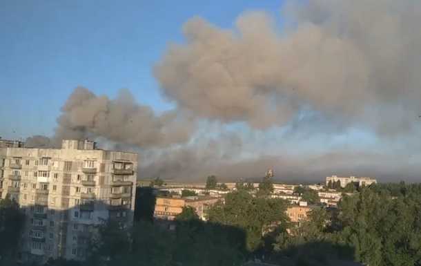 У Шахтарську горів склад боєприпасів РФ - соцмережі