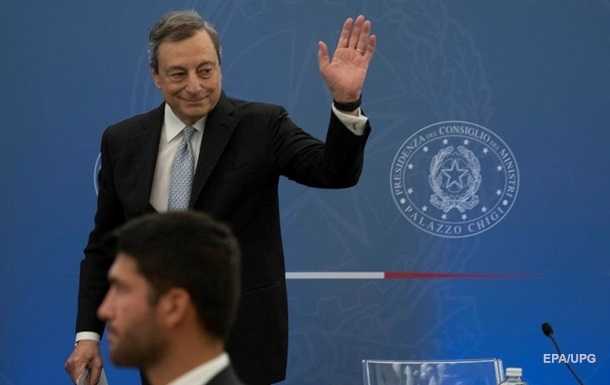 Президент Італії прийняв відставку прем'єра Драґі