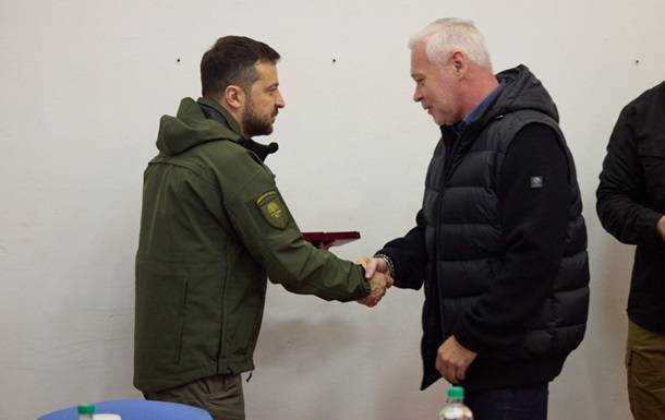 Зеленський вручив нагороди Терехову та Синєгубову