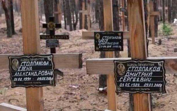 В Ізюмі окупанти вбивали людей цілими сім'ями