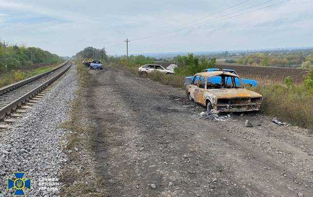 З'явилося відео з місця розстрілу автоколони