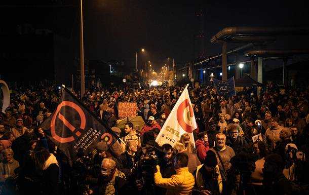 У Будапешті відбувся мітинг проти політики Орбану