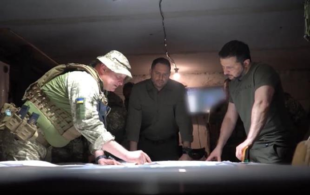 Зеленский посетил Бердянское направление