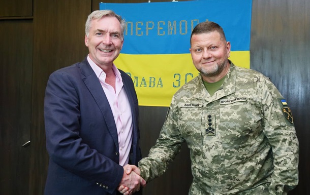 Залужный встретился с британским коллегой