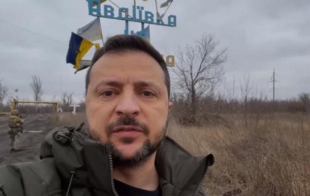 Зеленский посетил Авдеевку