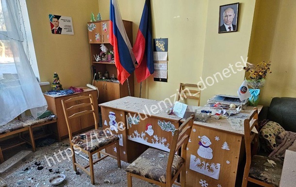 "Прилет" в Донецке задел приемную Пушилина