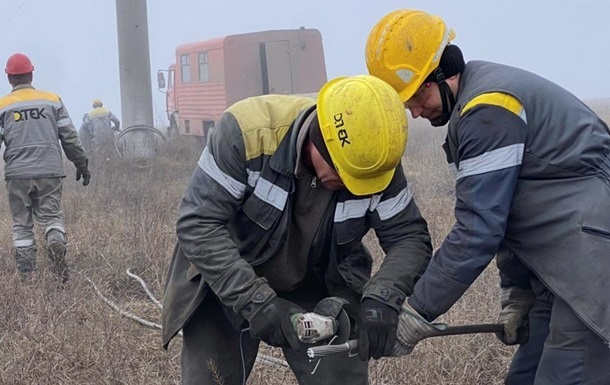 На Донбассе обесточены Торецк и угледобывающие предприятия