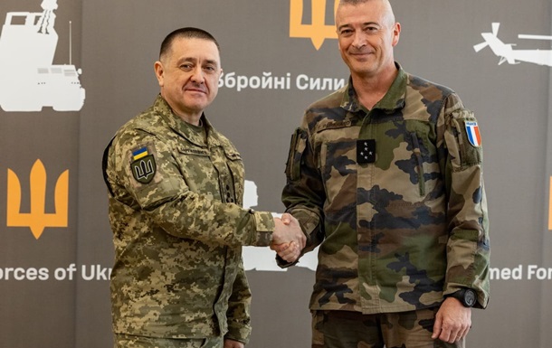 Украину посетила делегация ВС Франции