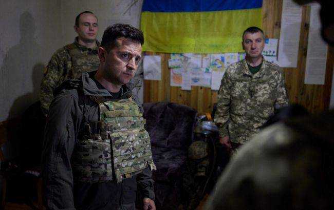 Зеленський відвідав передову на Донбасі