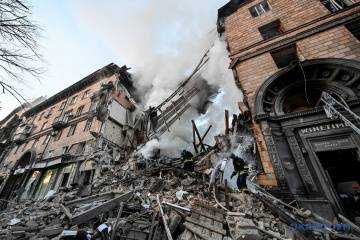 Внаслідок вчорашньої обстрілу Запоріжжя 13 осіб вважаються зниклими безвісти