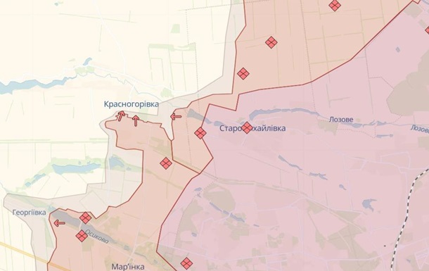 Оккупанты продвинулись в Красногоровке