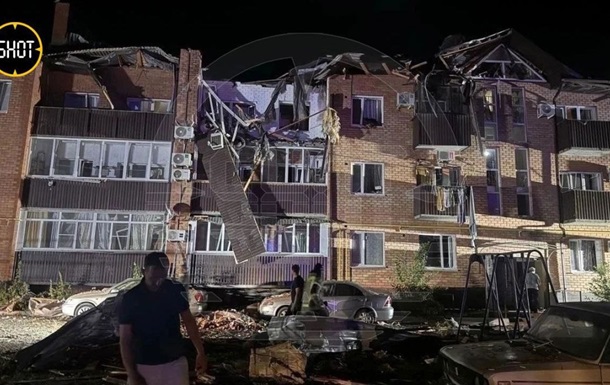 Российский Приморско-Ахтарск атаковали дроны