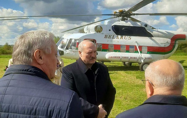 Три шахеда залетели в Беларусь, где летает вертолет Лукашенко