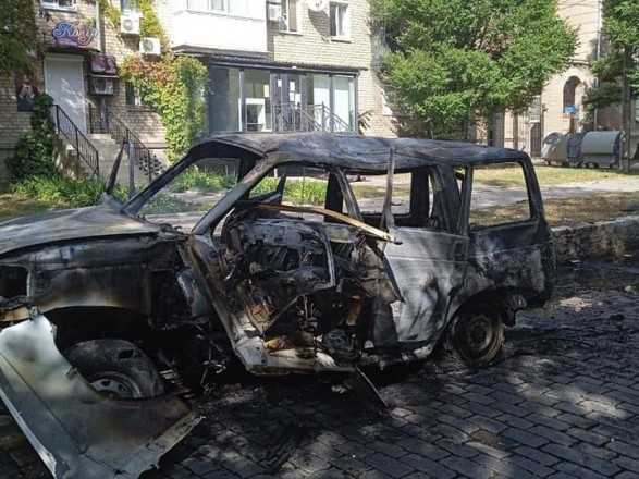 У центрі Бердянська підірвався автомобіль "коменданта" бардіна - міськрада