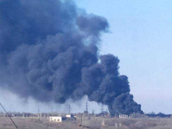 Після вибухів у Ясинуватій загорілася підстанція