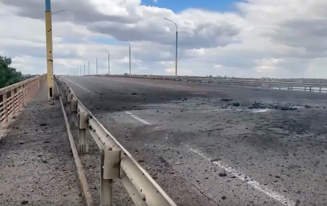 На Херсонщині всі стратегічні мости непроїзні
