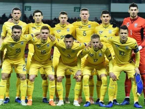 Сборная Украины осталась в топ-25 рейтинга ФИФА