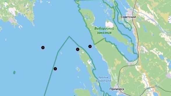 Фінські сейсмологи зафіксували п'ять вибухів у водах росії