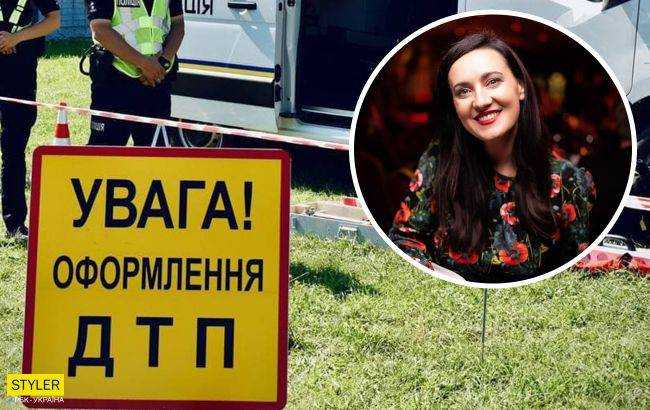 Відома телеведуча потрапила в серйозне ДТП:авто влетело под самосвал