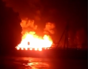В оккупированном Крыму сгорели казармы, где находились сотни мобилизованных россиян - соцсети