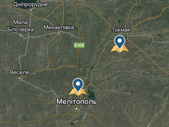 В оккупированном Токмаке на Запорожье прогремела серия взрывов