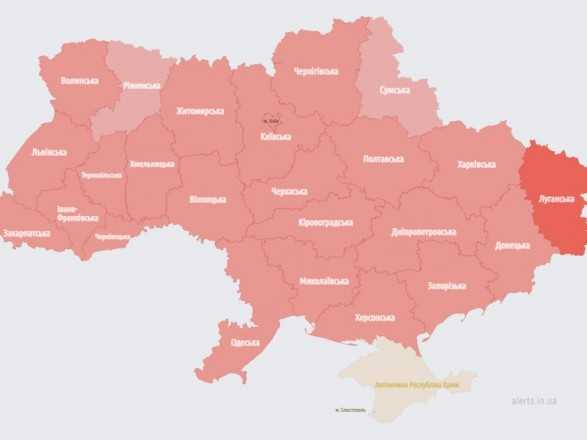 В Україні - масштабна повітряна тривога