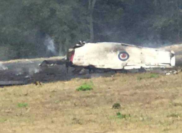 На авиашоу в США упал канадский самолет