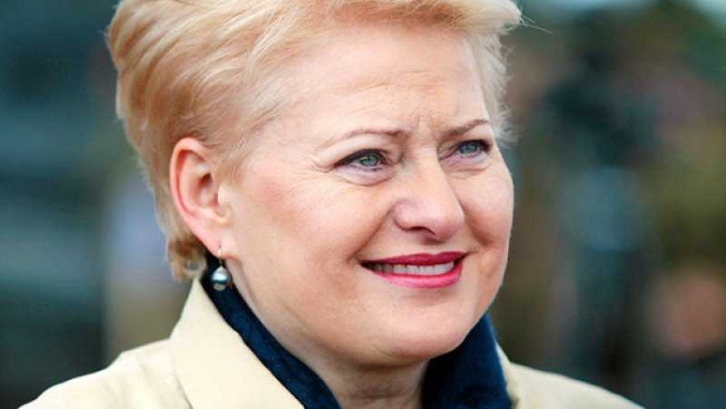Грибаускайте поздравила Зеленского с победой на выборах