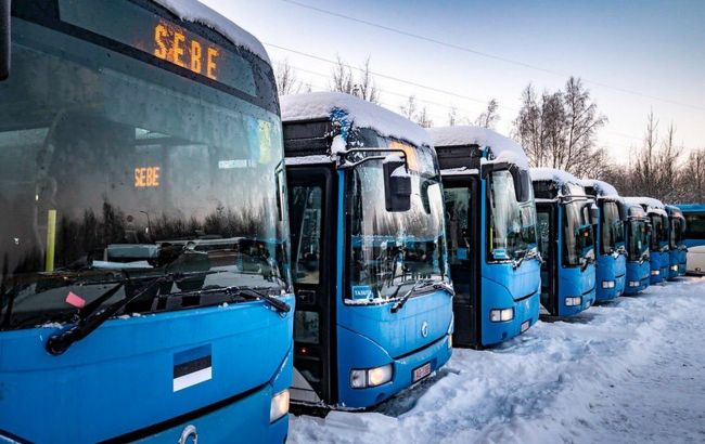 Эстония передала Украине 11 автобусов с генераторами и энергооборудованием