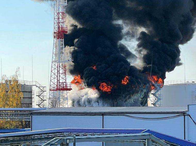 У російському бєлгороді пролунало близько 16 вибухів